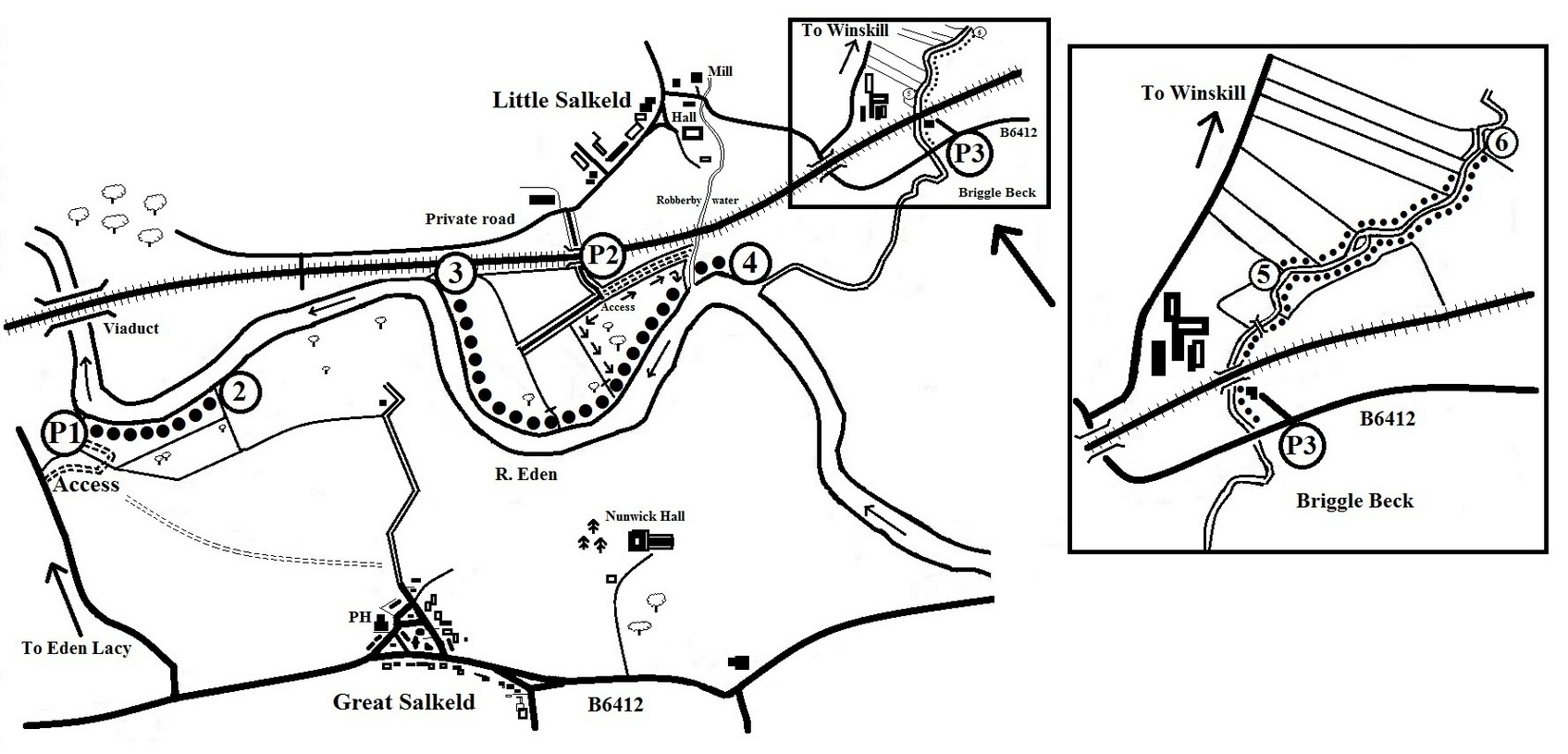 Map 1 - Anthony Holme, River Eden