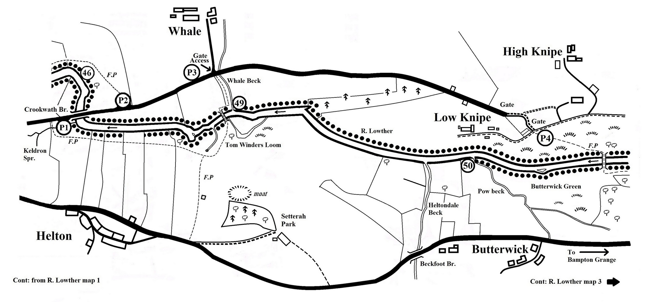 Map 10 - The River Lowther (map 2)