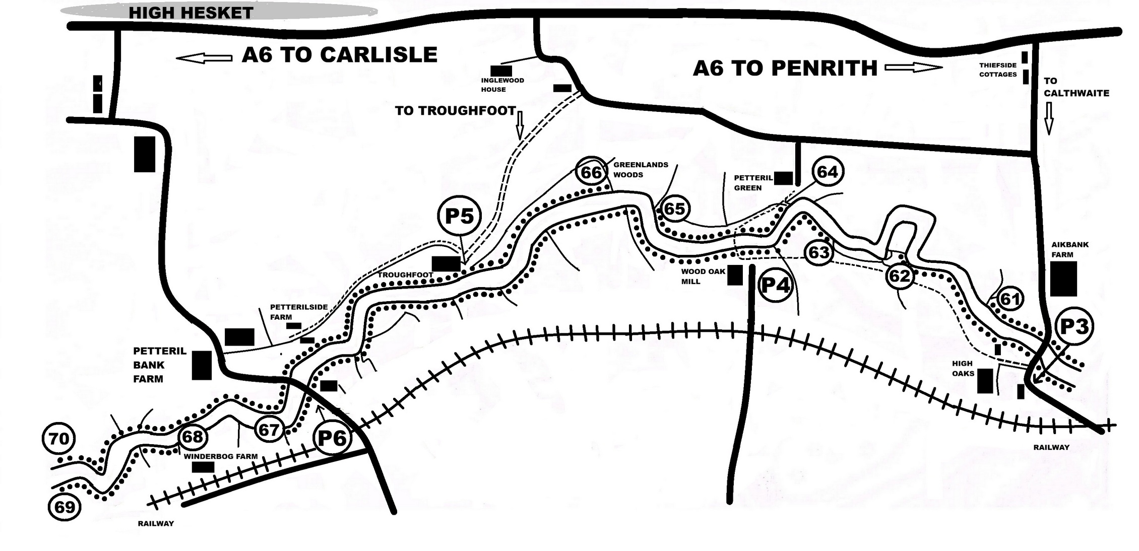 Map 15 - River Petteril